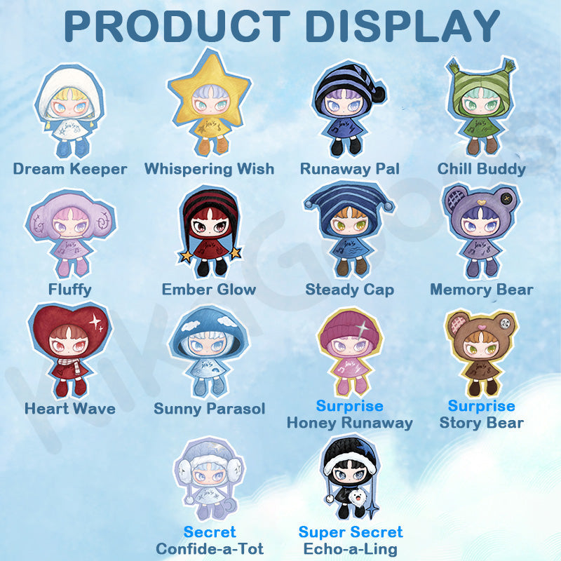 INN'S Twelve Tiny Wish Keepers Series Mini Plush Pendant Blind Box